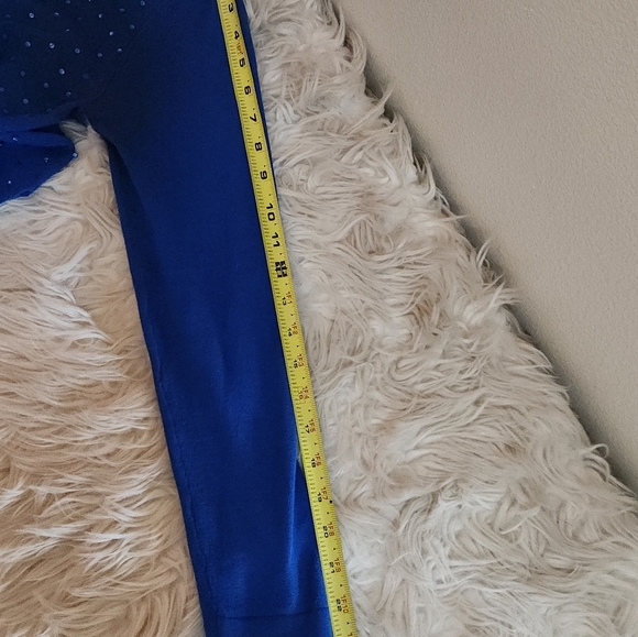 Neiman Marcus Blue Long Sleeve Embellished Tunic - Picture 6 of 13